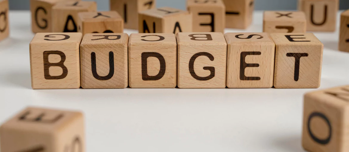 the word 'budget'